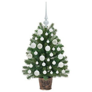 Albero di Natale artificiale con 150 LED Verde 75 cm PE e PVC 3397305