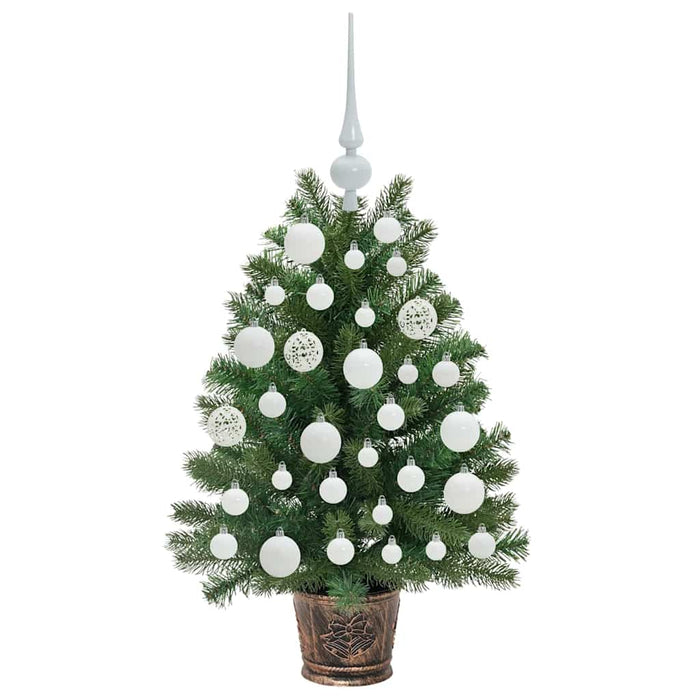 Albero di Natale artificiale con 150 LED Verde 75 cm PE e PVC 3397305