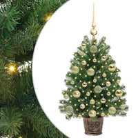 Albero di Natale artificiale con 150 LED Verde 75 cm PE e PVC 3397306