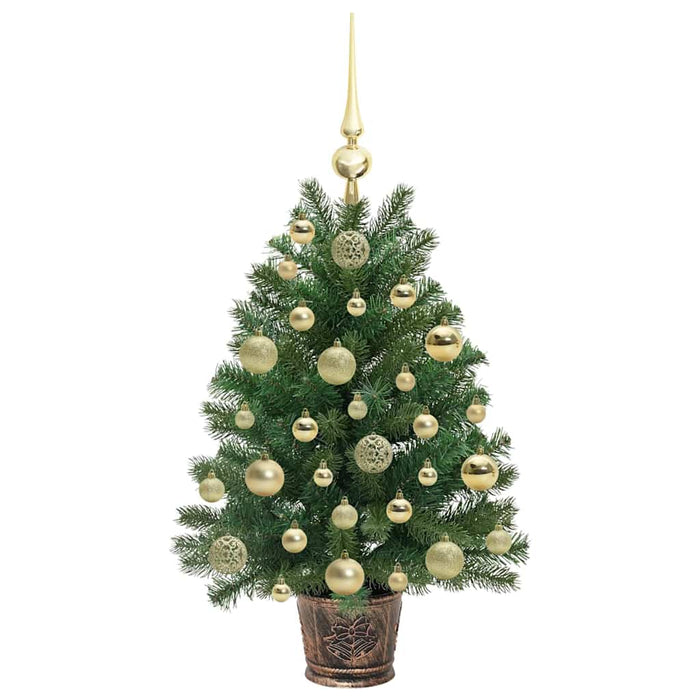 Albero di Natale artificiale con 150 LED Verde 75 cm PE e PVC 3397306