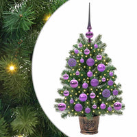 Albero di Natale artificiale con 150 LED Verde 75 cm PE e PVC 3397308