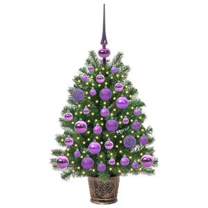 Albero di Natale artificiale con 150 LED Verde 75 cm PE e PVC 3397308