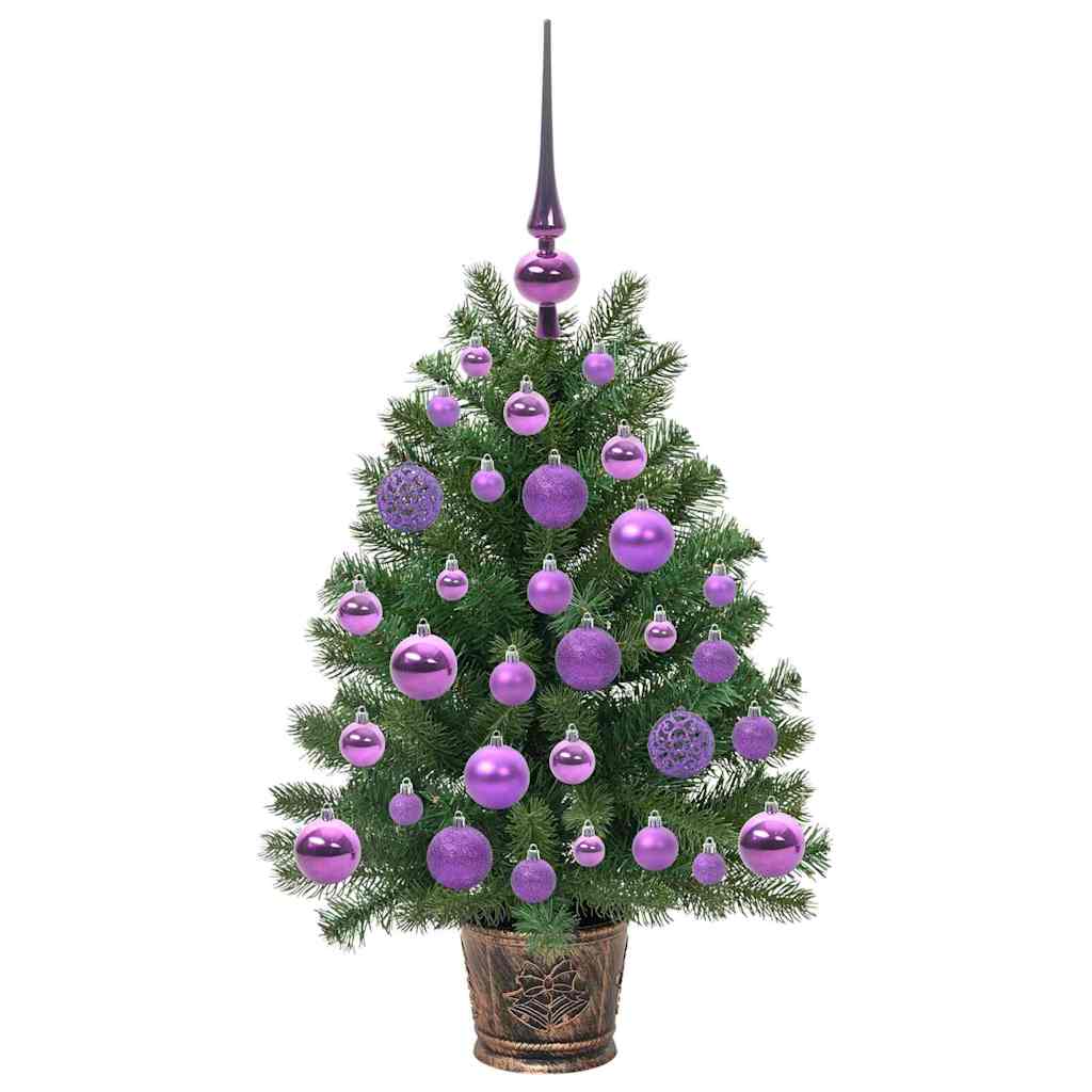 Albero di Natale artificiale con 150 LED Verde 75 cm PE e PVC 3397308