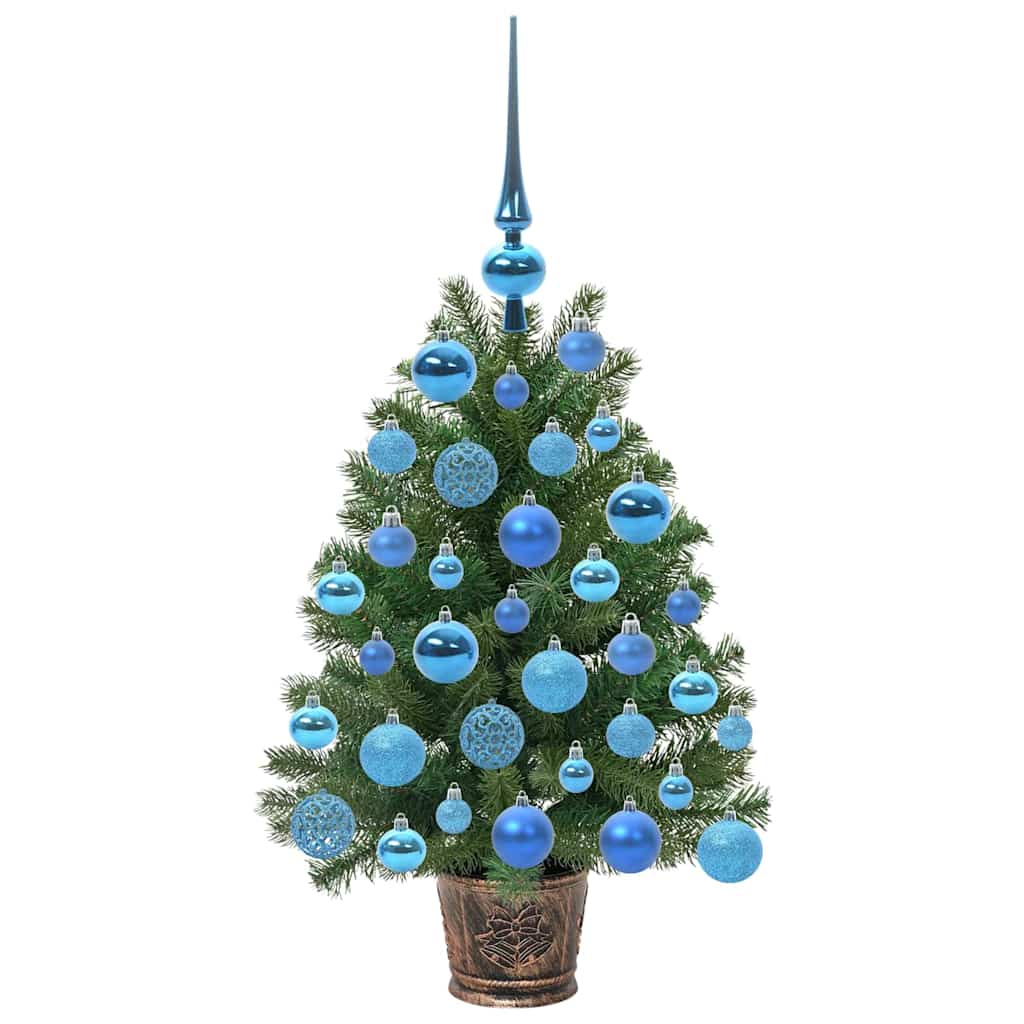 Albero di Natale artificiale con 150 LED Verde 75 cm PE e PVC 3397309