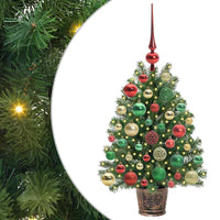 Albero di Natale artificiale con 150 LED Verde 75 cm PE e PVC 3397310