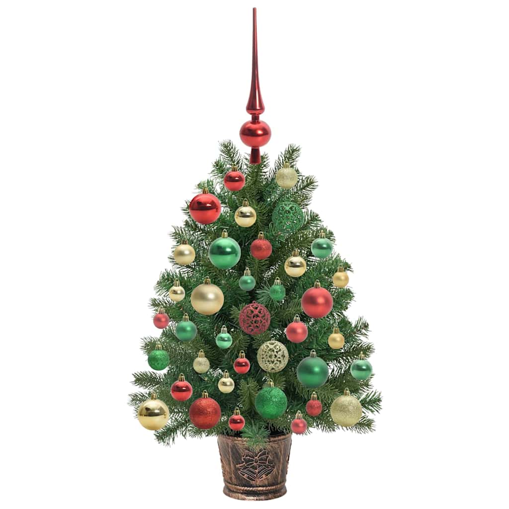 Albero di Natale artificiale con 150 LED Verde 75 cm PE e PVC 3397310