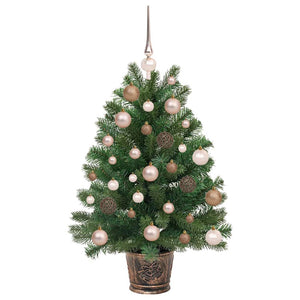 Albero di Natale artificiale con 150 LED Verde 95 cm PE e PVC 3397313