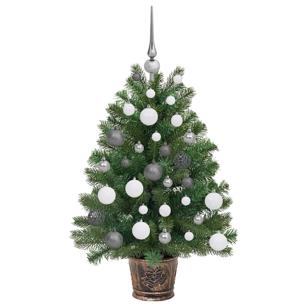 Albero di Natale artificiale con 150 LED Verde 95 cm PE e PVC 3397314