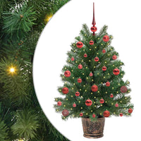 Albero di Natale artificiale con 150 LED Verde 95 cm PE e PVC 3397315