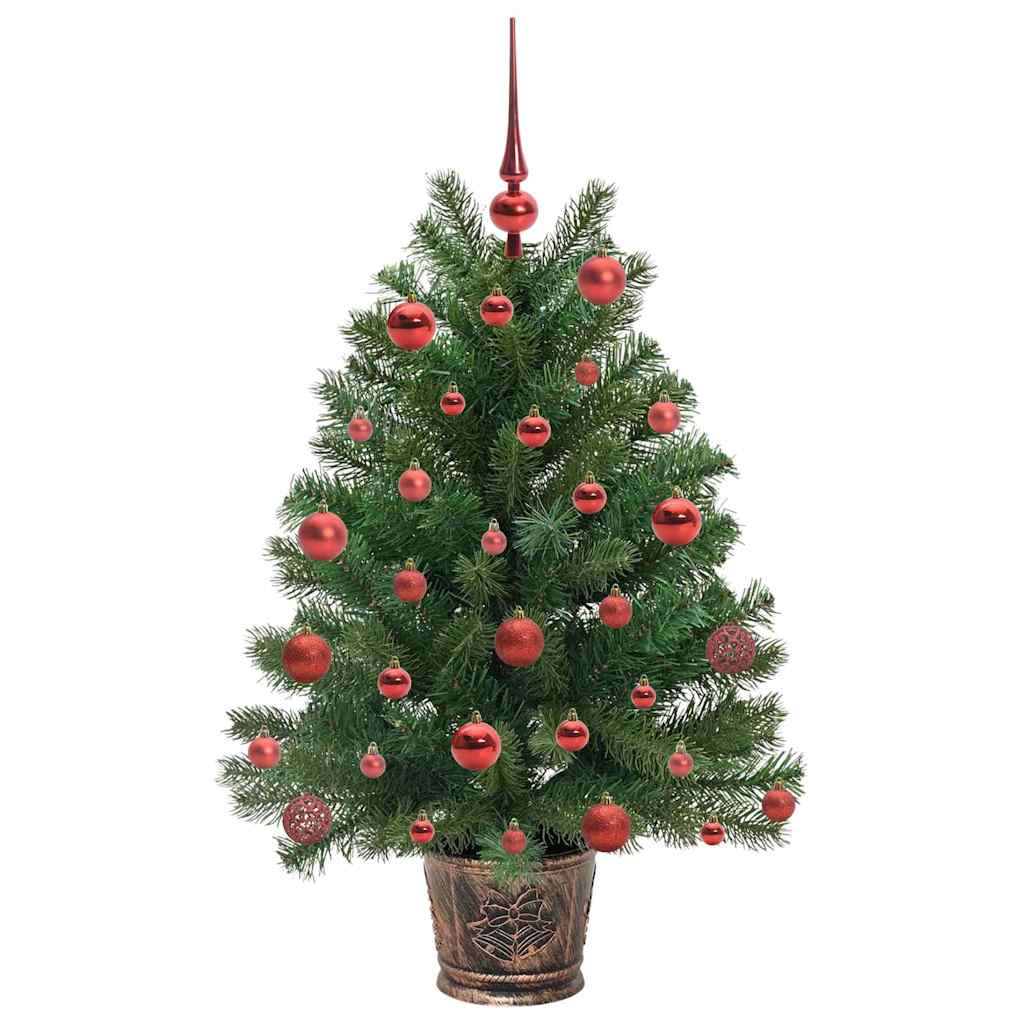 Albero di Natale artificiale con 150 LED Verde 95 cm PE e PVC 3397315