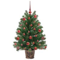 Albero di Natale artificiale con 150 LED Verde 95 cm PE e PVC 3397315