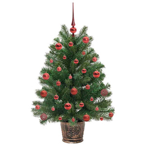 Albero di Natale artificiale con 150 LED Verde 95 cm PE e PVC 3397315