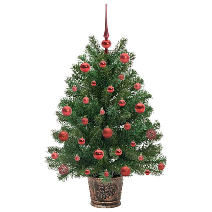 Albero di Natale artificiale con 150 LED Verde 95 cm PE e PVC 3397315