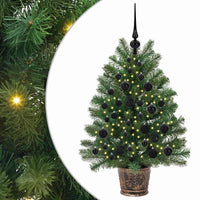 Albero di Natale artificiale con 150 LED Verde 95 cm PE e PVC 3397316