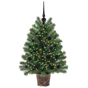 Albero di Natale artificiale con 150 LED Verde 95 cm PE e PVC 3397316