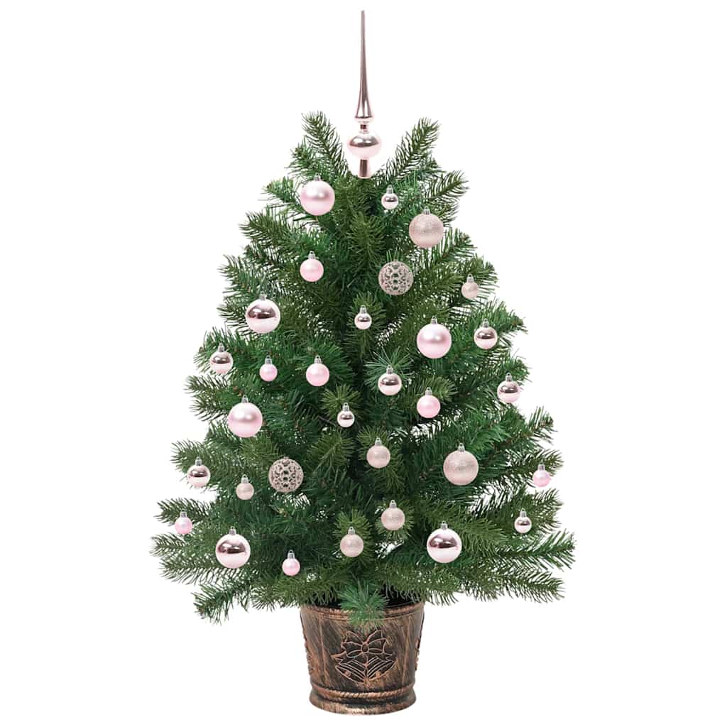 Albero di Natale artificiale con 150 LED Verde 95 cm PE e PVC 3397317
