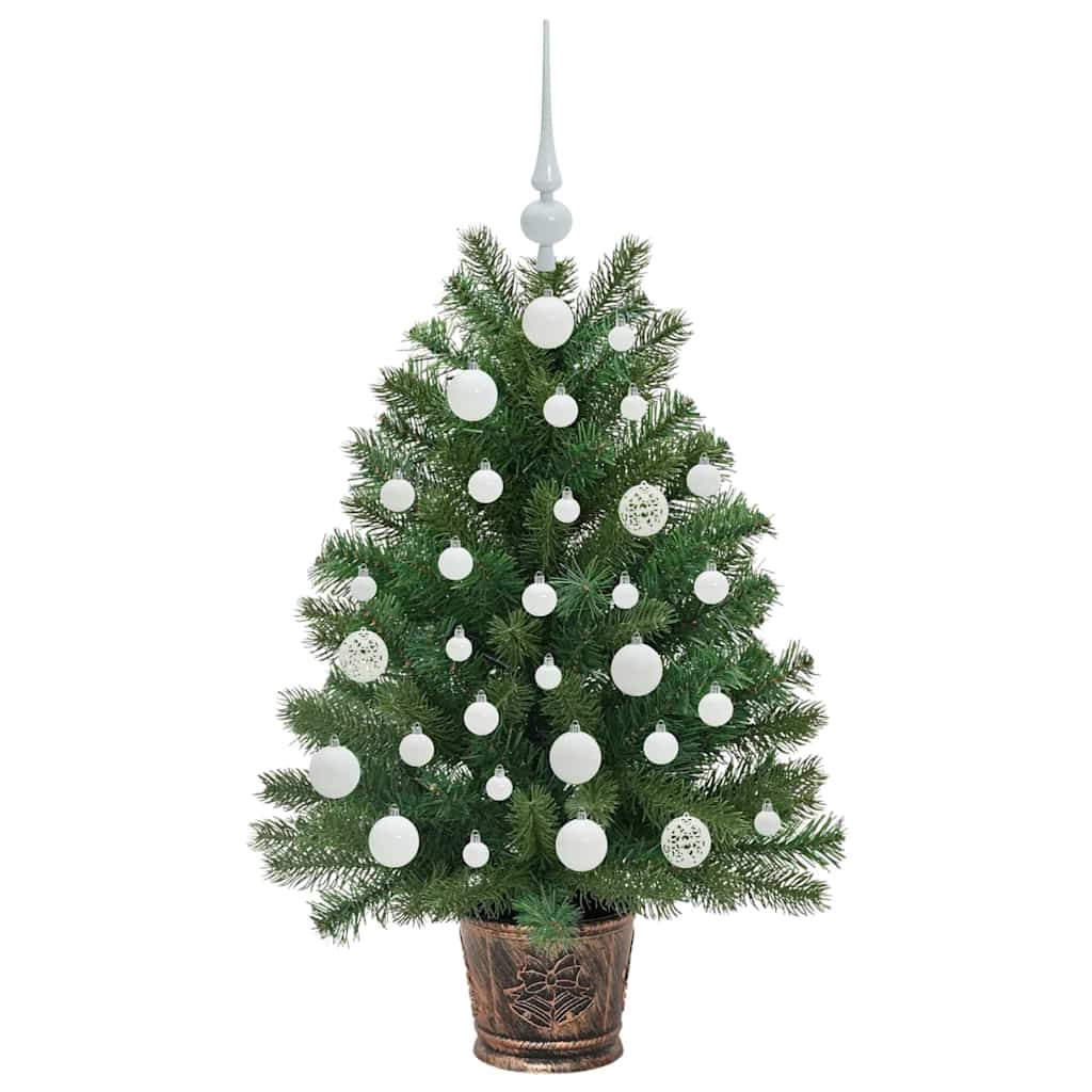 Albero di Natale artificiale con 150 LED Verde 95 cm PE e PVC 3397318