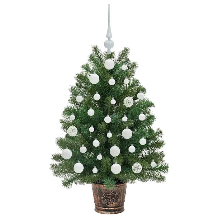 Albero di Natale artificiale con 150 LED Verde 95 cm PE e PVC 3397318