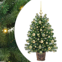 Albero di Natale artificiale con 150 LED Verde 95 cm PE e PVC 3397319
