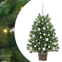 Albero di Natale artificiale con 150 LED Verde 95 cm PE e PVC 3397320