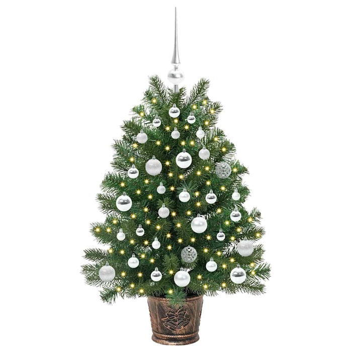 Albero di Natale artificiale con 150 LED Verde 95 cm PE e PVC 3397320