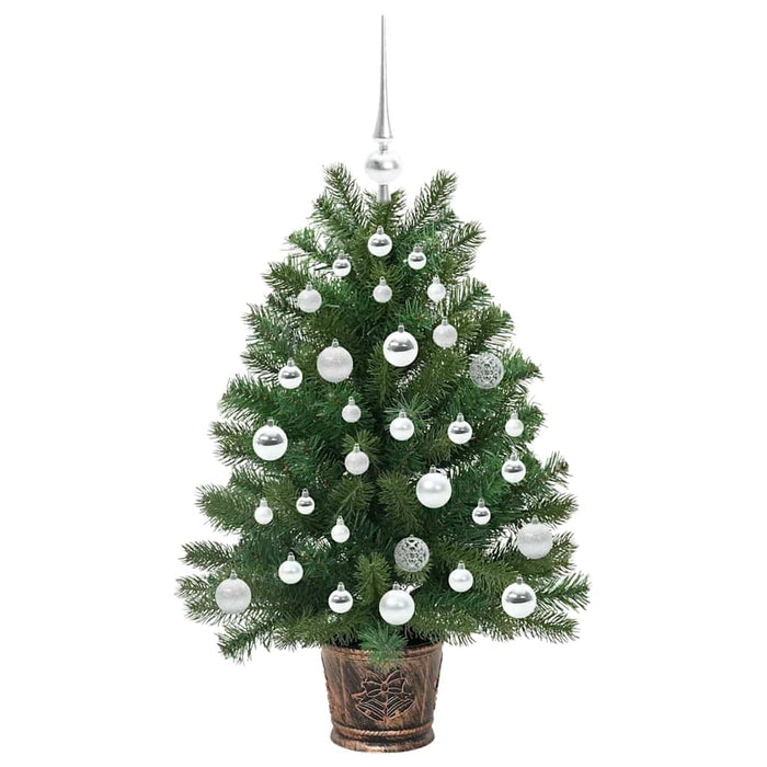 Albero di Natale artificiale con 150 LED Verde 95 cm PE e PVC 3397320