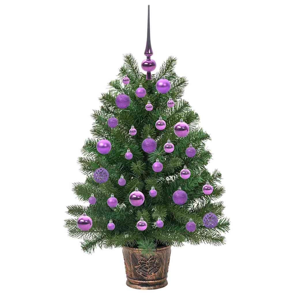 Albero di Natale artificiale con 150 LED Verde 95 cm PE e PVC 3397321