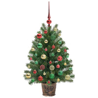 Albero di Natale artificiale con 150 LED Verde 95 cm PE e PVC 3397323