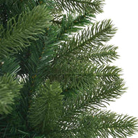 Albero di Natale Artificiale-Albero Natalizio con 150 LED Verde 120 cm PE e PVC 792682