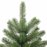 Albero di Natale Artificiale-Albero Natalizio con 150 LED Verde 120 cm PE e PVC 792682