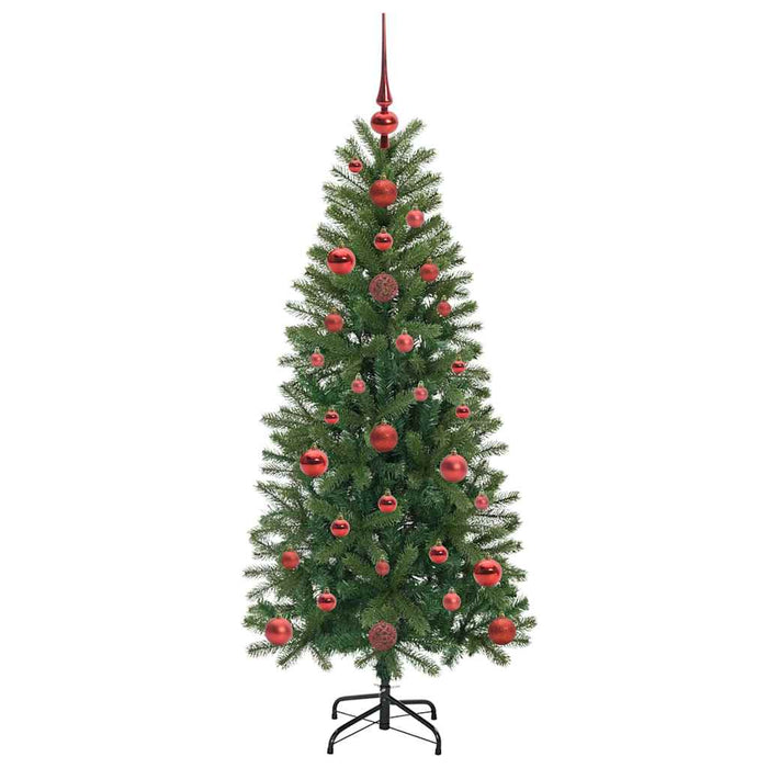Albero di Natale artificiale con 150 LED Verde 120 cm PE e PVC 3397328