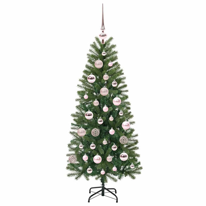 Albero di Natale artificiale con 150 LED Verde 120 cm PE e PVC 3397330