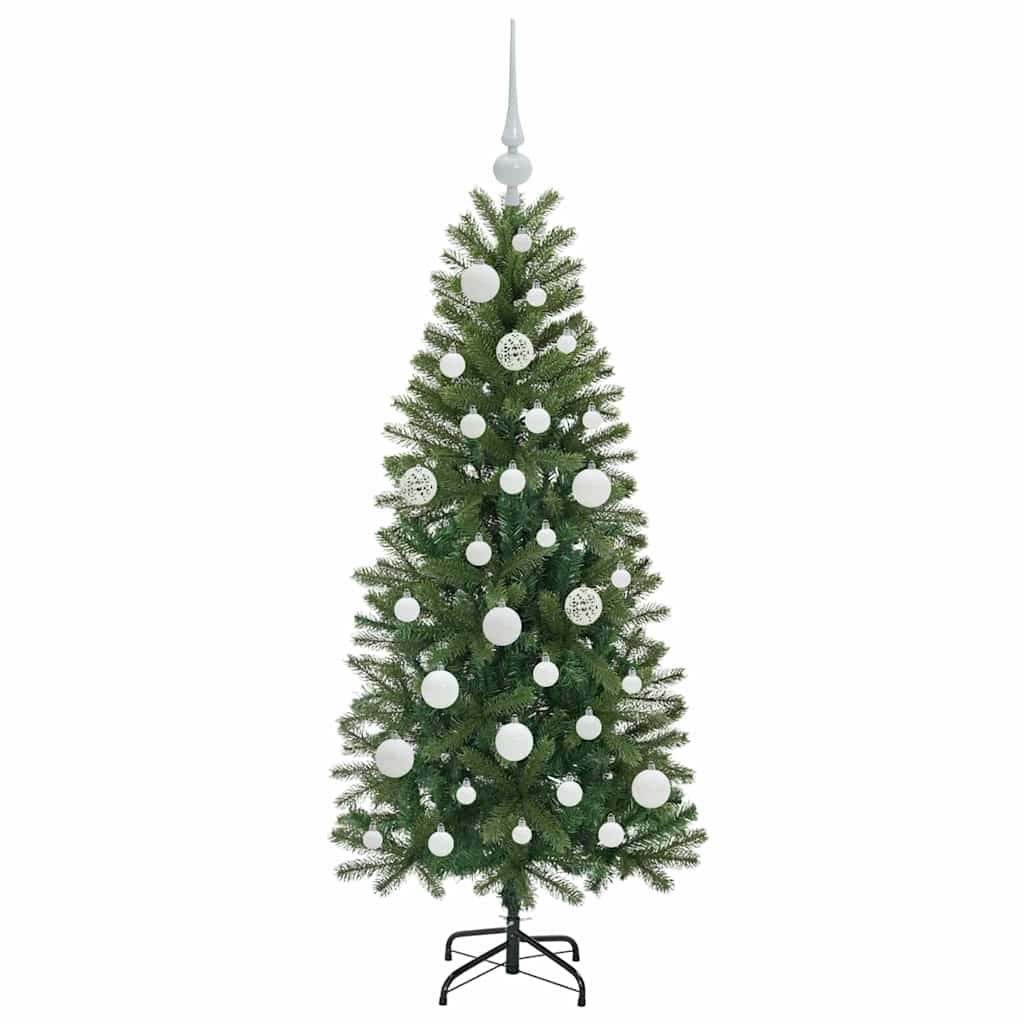 Albero di Natale artificiale con 150 LED Verde 120 cm PE e PVC 3397331