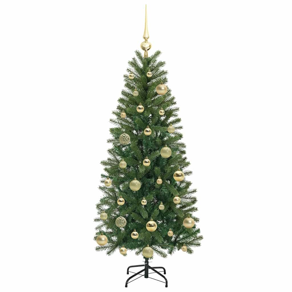 Albero di Natale artificiale con 150 LED Verde 120 cm PE e PVC 3397332