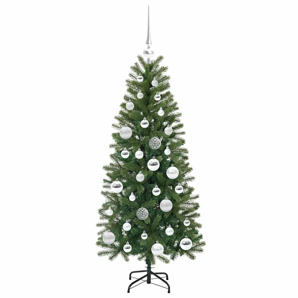 Albero di Natale artificiale con 150 LED Verde 120 cm PE e PVC 3397333