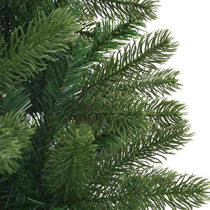 Albero di Natale Artificiale-Albero Natalizio con 150 LED Verde 150 cm PE e PVC 334695