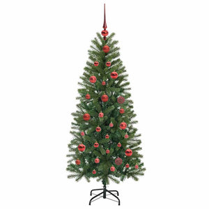Albero di Natale artificiale con 150 LED Verde 150 cm PE e PVC 3397341