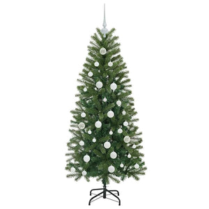 Albero di Natale artificiale con 150 LED Verde 150 cm PE e PVC 3397344