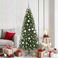 Albero di Natale artificiale con 300 LED Verde 180 cm PE e PVC 3397353