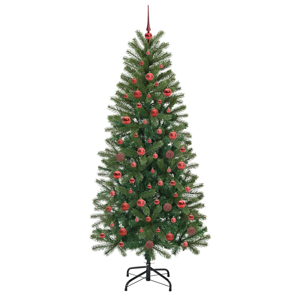 Albero di Natale artificiale con 300 LED Verde 180 cm PE e PVC 3397354