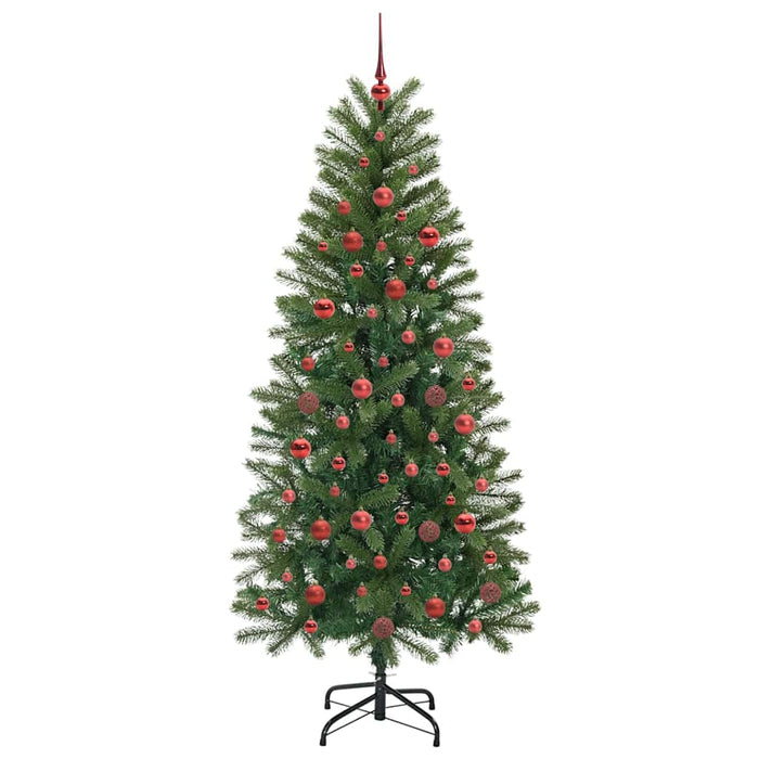 Albero di Natale artificiale con 300 LED Verde 180 cm PE e PVC 3397354