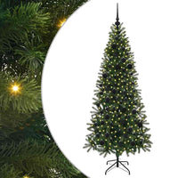 Albero di Natale artificiale con 300 LED Verde 180 cm PE e PVC 3397355