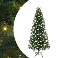 Albero di Natale artificiale con 300 LED Verde 180 cm PE e PVC 3397359