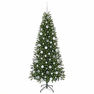 Albero di Natale artificiale con 300 LED Verde 180 cm PE e PVC 3397359
