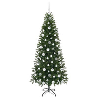 Albero di Natale artificiale con 300 LED Verde 180 cm PE e PVC 3397359