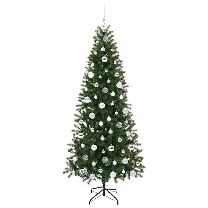 Albero di Natale artificiale con 300 LED Verde 180 cm PE e PVC 3397359