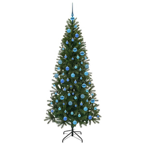 Albero di Natale artificiale con 300 LED Verde 180 cm PE e PVC 3397361