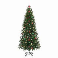 Albero di Natale artificiale con 300 LED Verde 180 cm PE e PVC 3397362