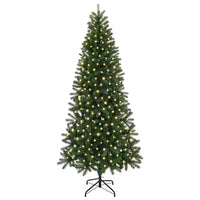 Albero di Natale artificiale con 300 LED Verde 210 cm PE e PVC 3397363
