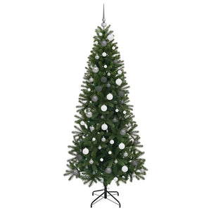 Albero di Natale artificiale con 300 LED Verde 210 cm PE e PVC 3397366